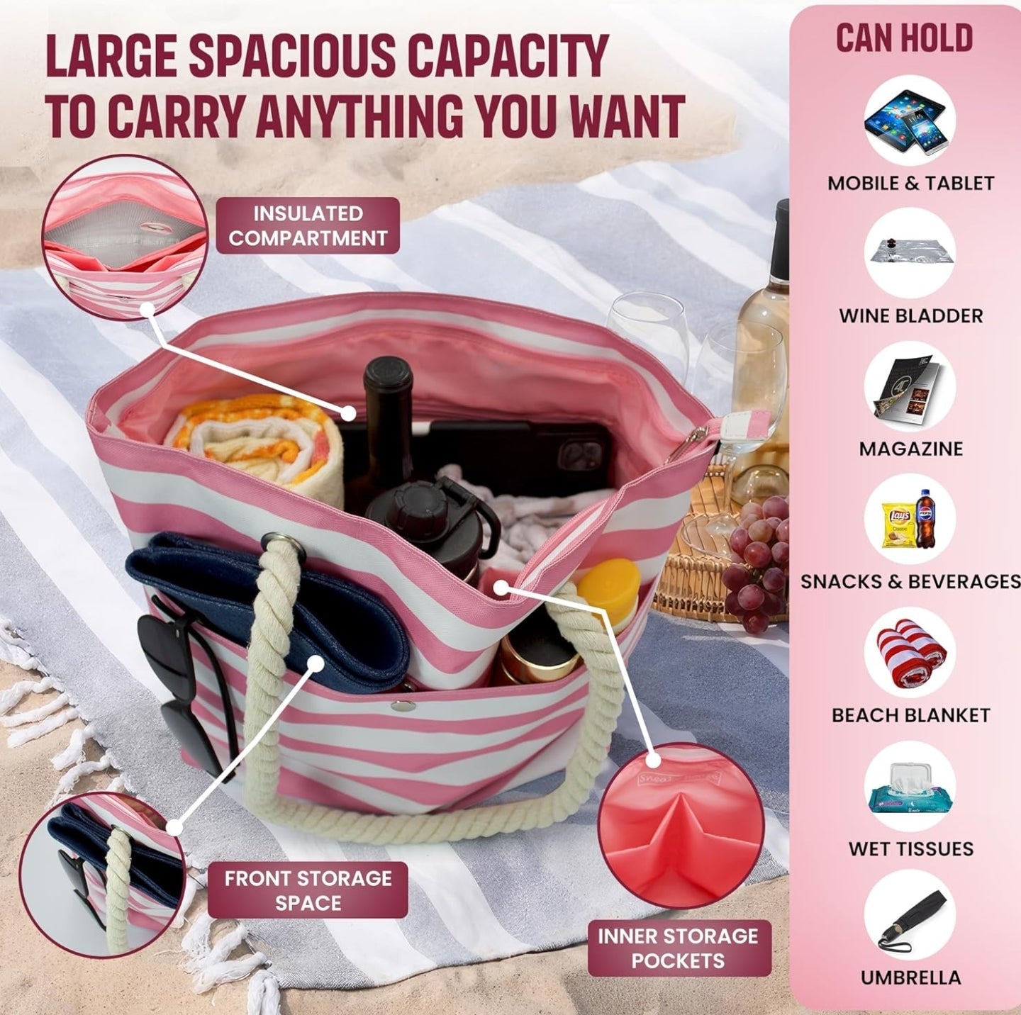 Ocean-Breeze™ Wine Tote