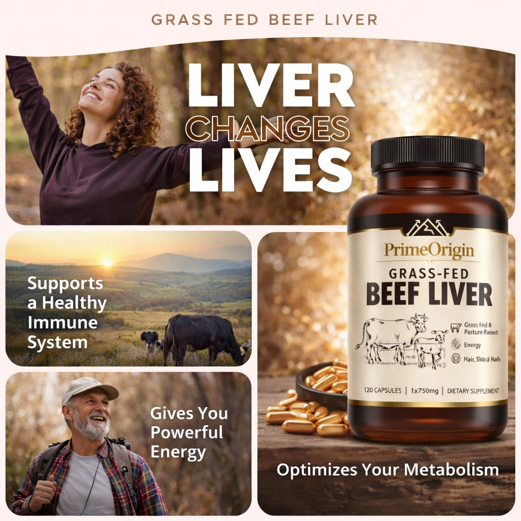 PrimeOrigin Grass-Fed Beef Liver