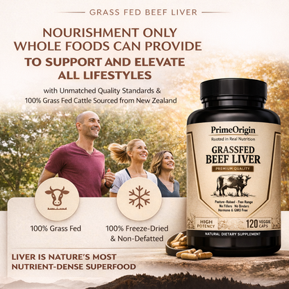 PrimeOrigin Grass-Fed Beef Liver