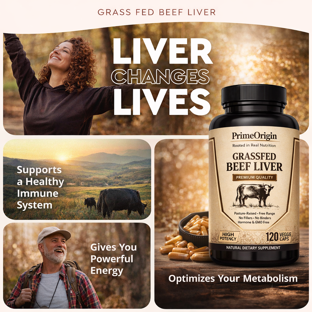 PrimeOrigin Grass-Fed Beef Liver