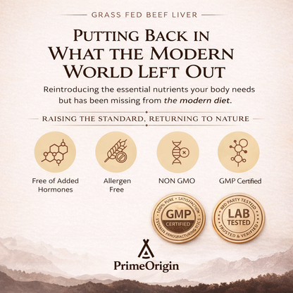 PrimeOrigin Grass-Fed Beef Liver