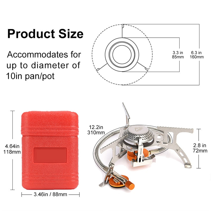 Camp-Starter™ Portable Gas Stove