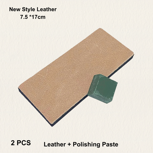 Large Leather Strop & Polishing Paste