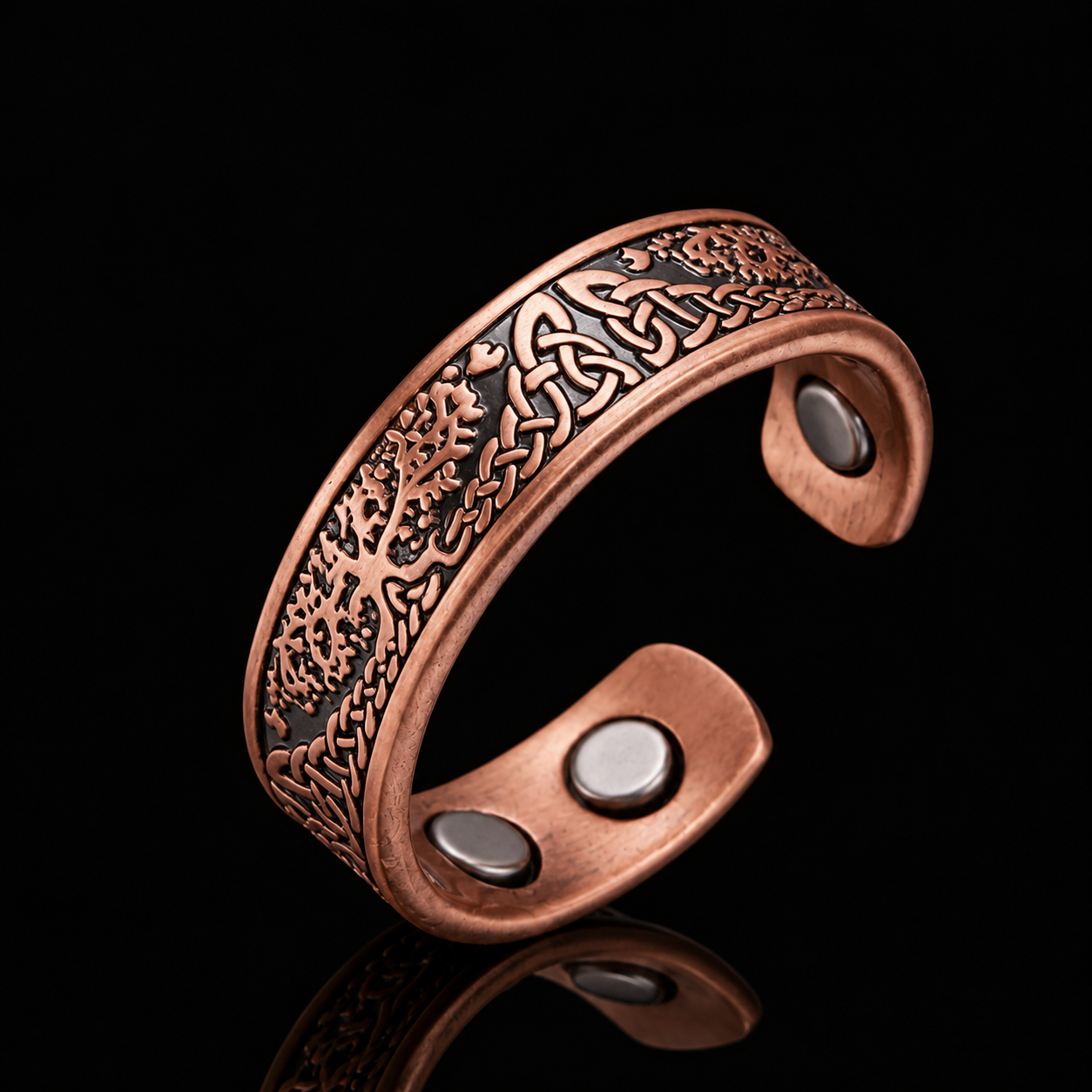 Heritage Symbol Copper Magnetic Rings™