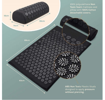 TensionRelief™  Acupressure Mat & Pillow