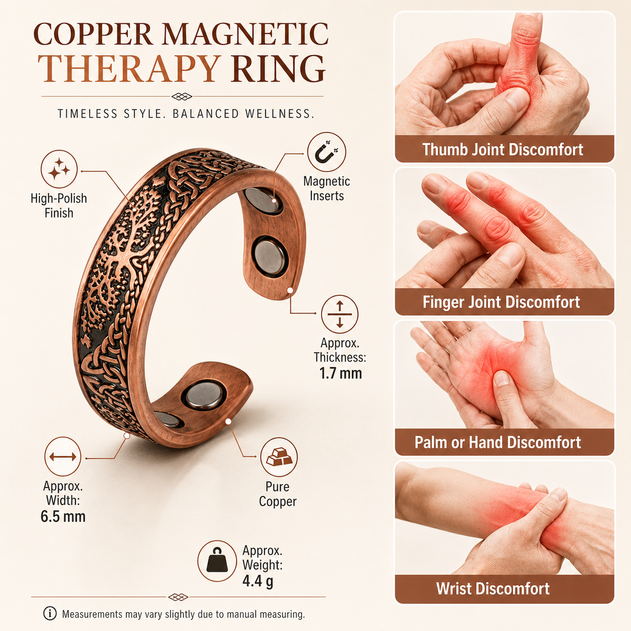 Tree of Life Copper Ring