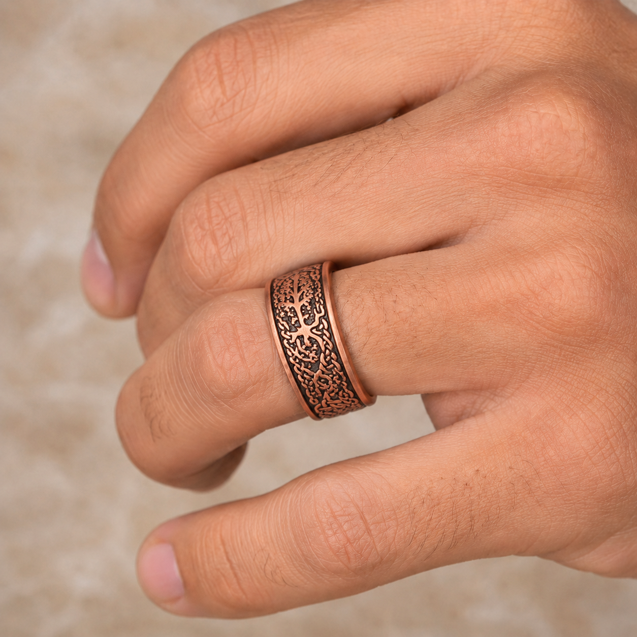 Tree of Life Copper Ring
