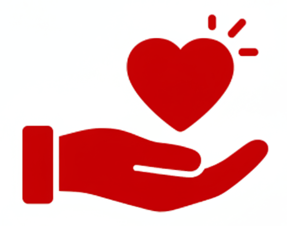 Hand with Heart Icon