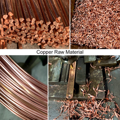 Flower Energy Copper Rings