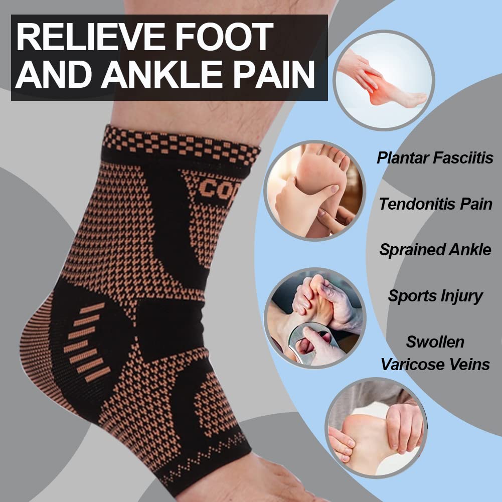 ComfortFit™ Copper Ankle Sleeve