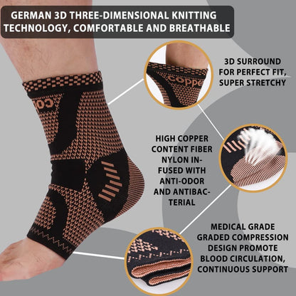 ComfortFit™ Copper Ankle Sleeve