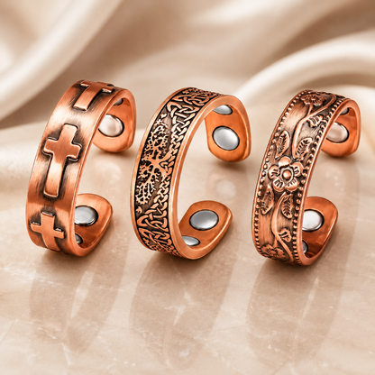 Heritage Symbol Copper Magnetic Rings™