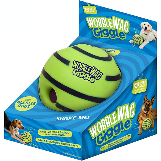 Giggle's™ Wobble Wag Glow Ball Interactive Dog Toy